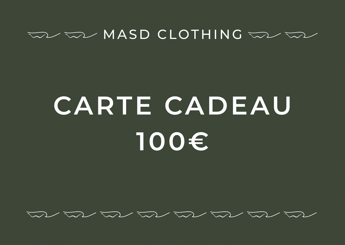 Carte Cadeau 100€