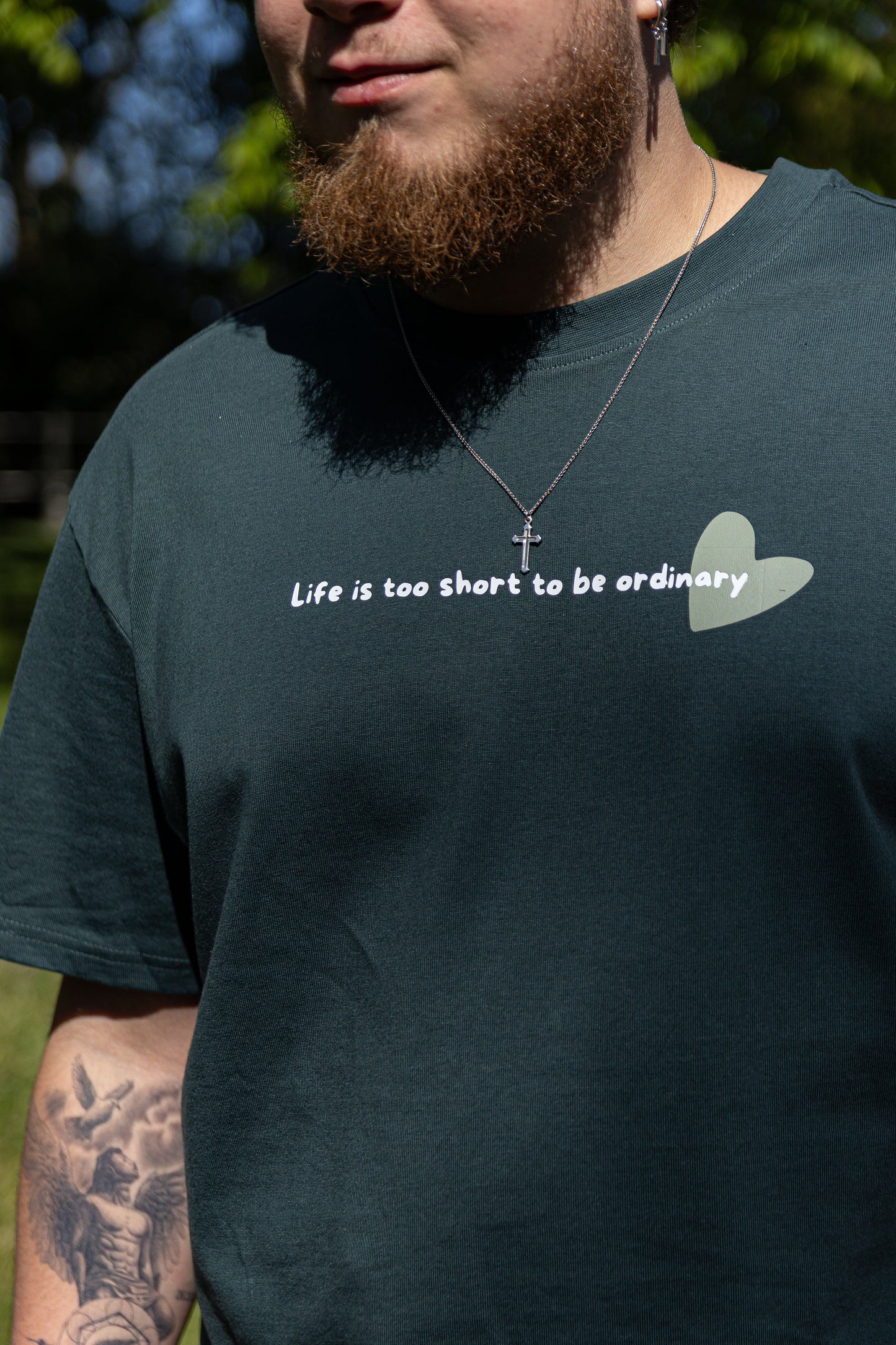 T-shirt Life coeur