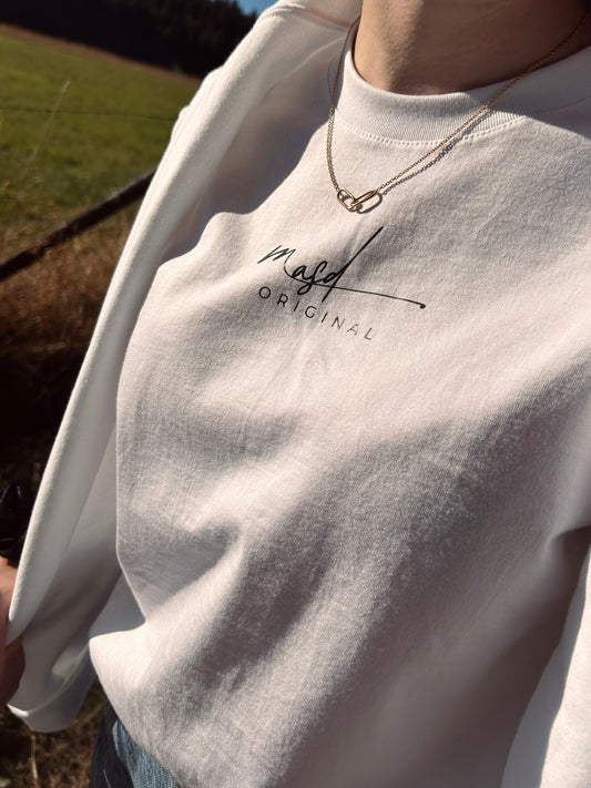 T-shirt blanc et vert