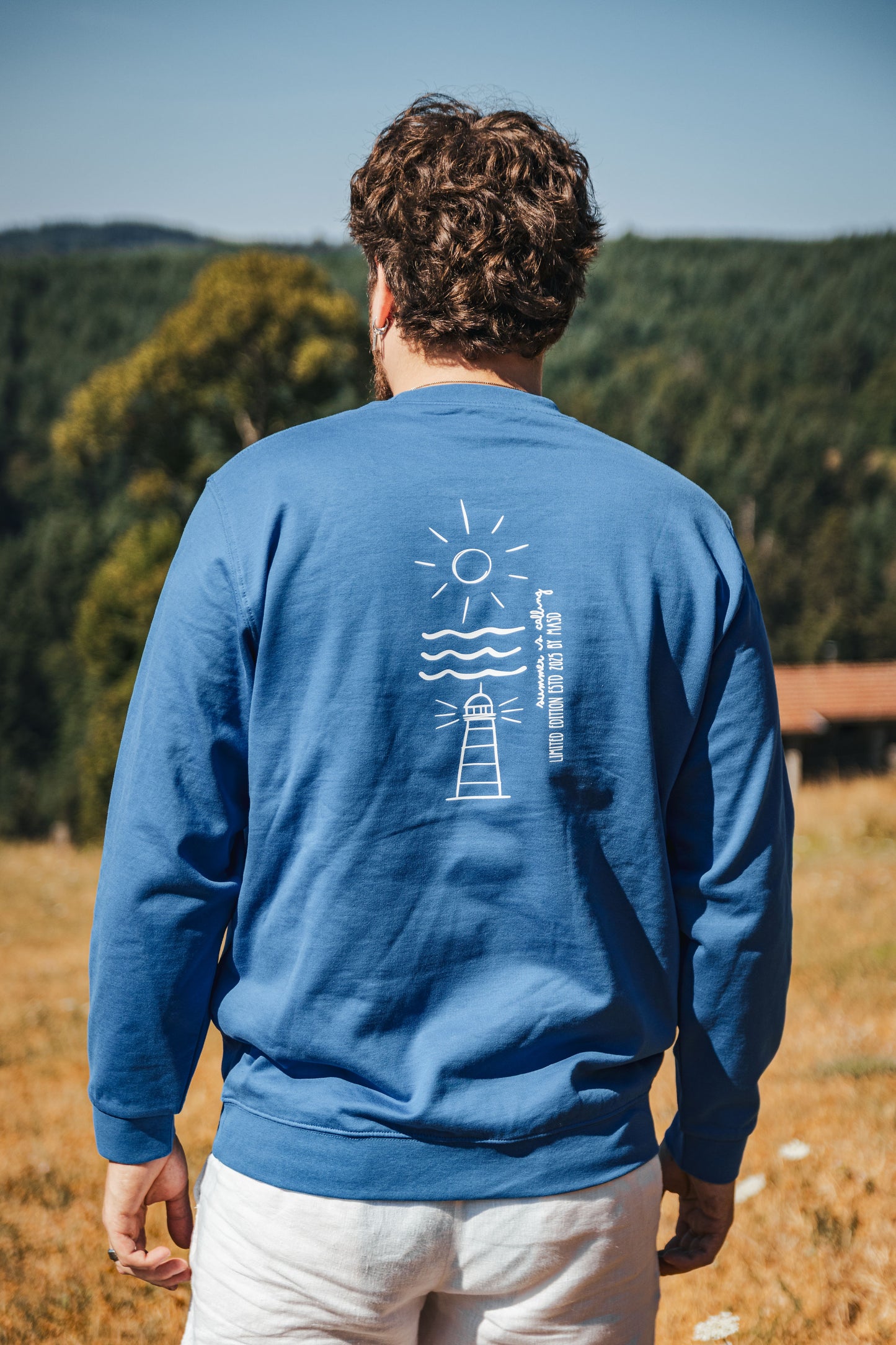 Sweat bleu phare
