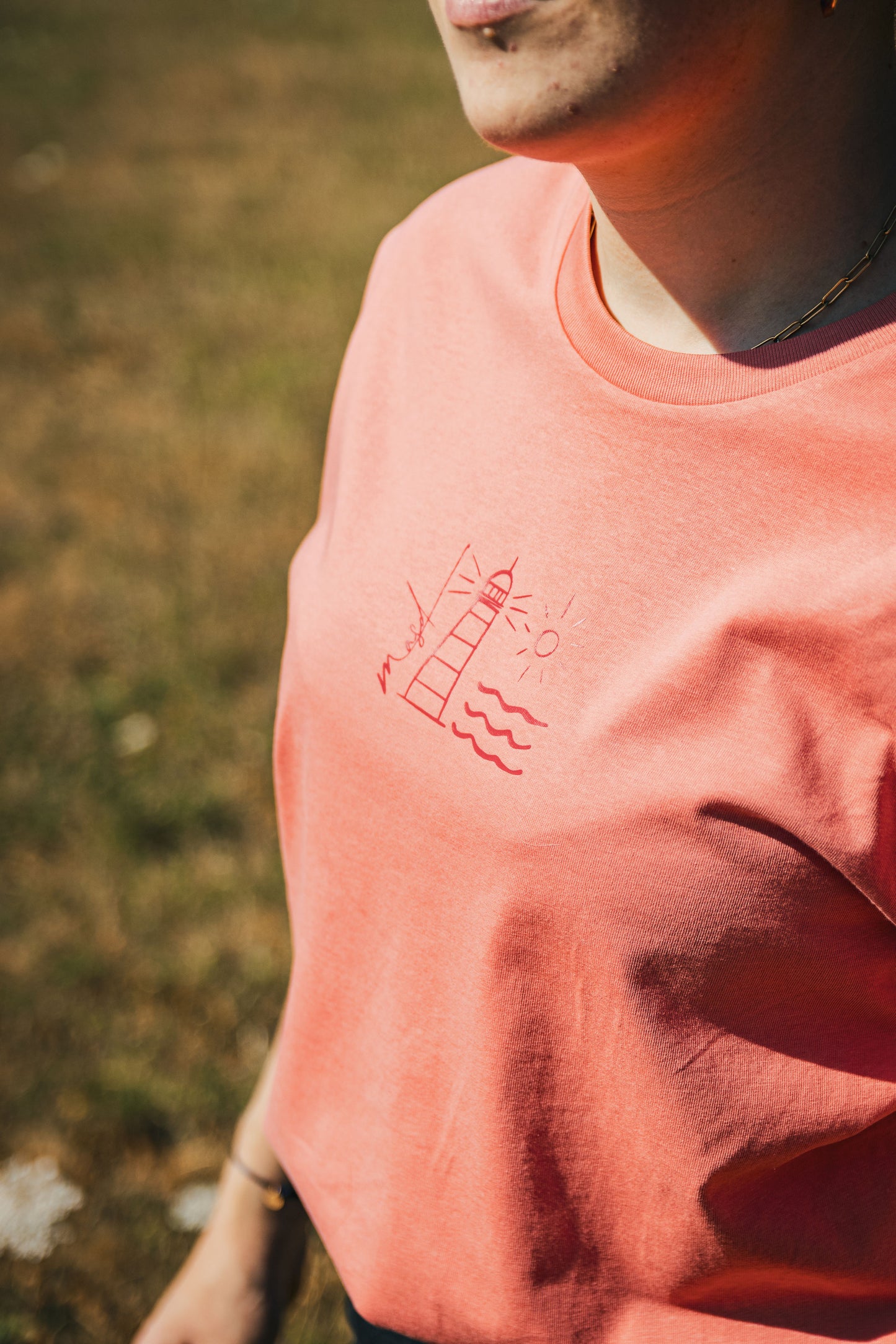 T-shirt corail phare