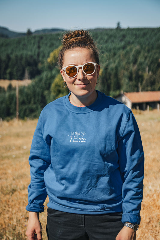 Sweat bleu phare