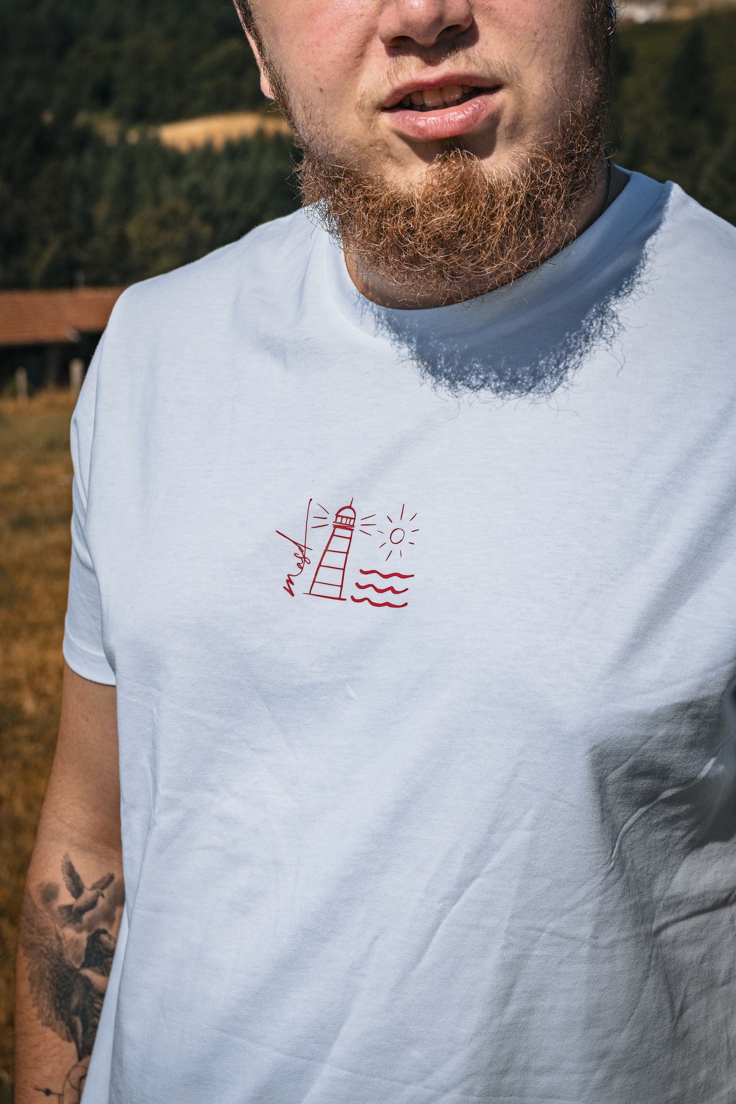 T-shirt blanc phare