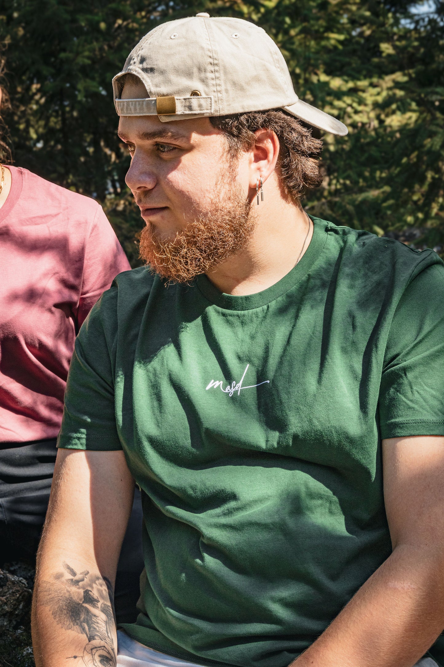 T-shirt vert sapin