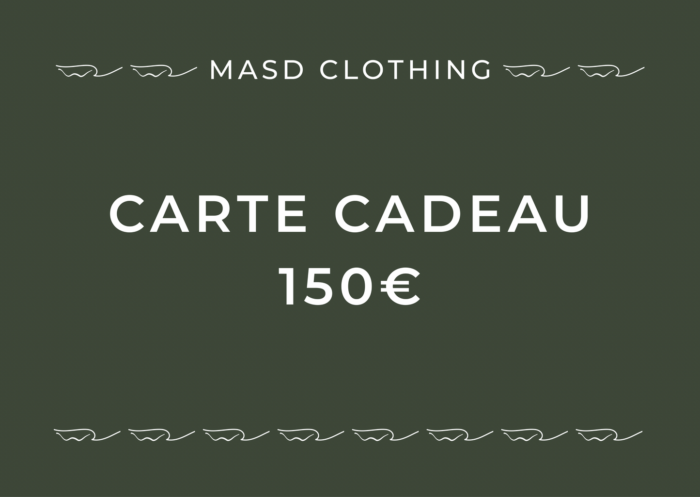 Carte Cadeau 150€