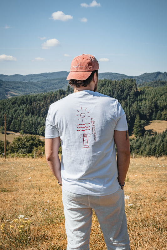 T-shirt blanc phare